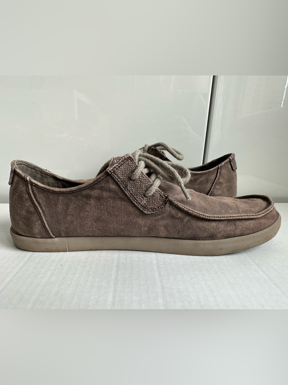 Sanuk Nu-Nami men's canvas shoes brown Size 12 - Picture 6 of 11